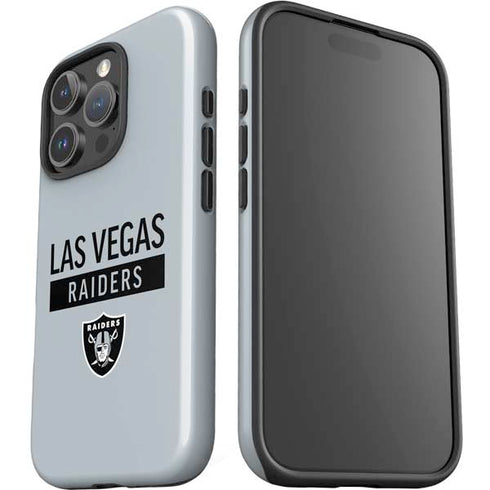 NFL Las Vegas Raiders Silver Performance Series iPhone 16 Pro Impact Case